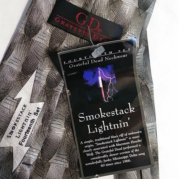 The Grateful Dead smokestack lightning tie - Picture 2 of 3